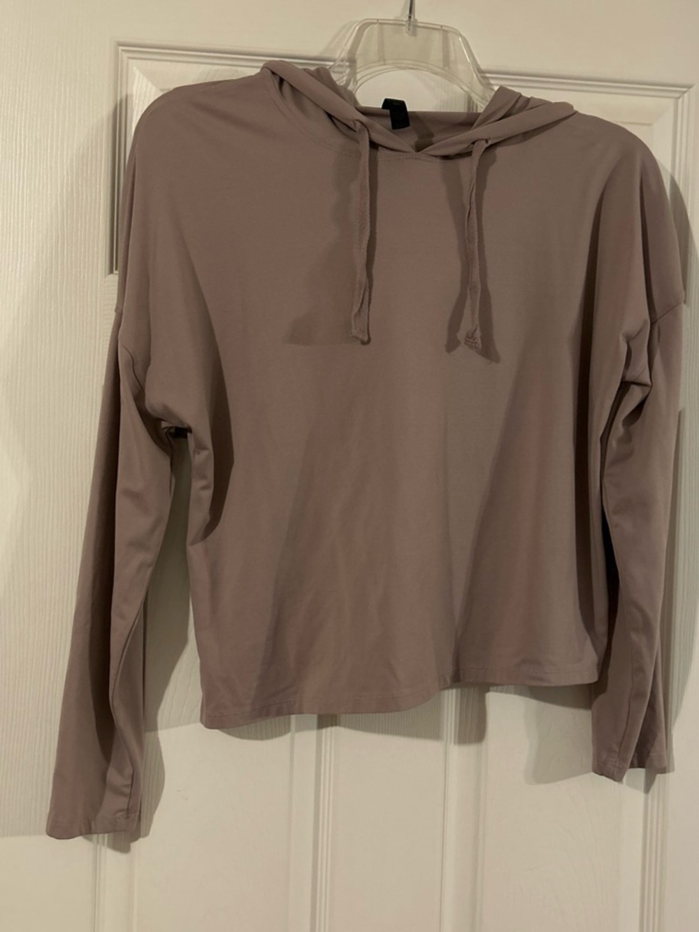 Women's Ryodan Cropped Hoodie - Mauve Taupe size L